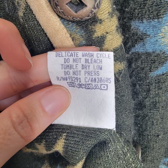 VTG Vintage Western True Grit Super Soft Button Up Jacket Cardigan Made In USA - Picture 4 of 11